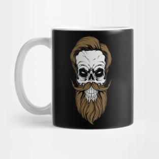 beard skull Mug